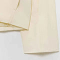 Women's Jacket with Simple and Versatile Zipper Collar Long Sleeve