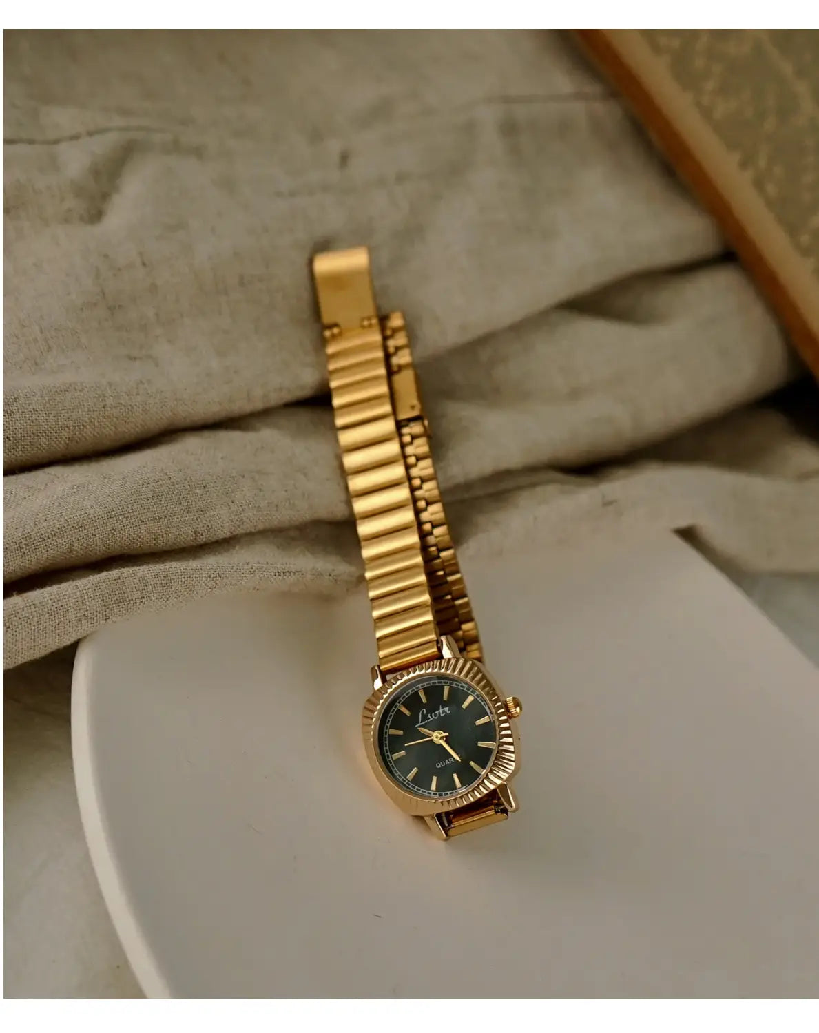 Gold Stainless Steel Women’s Watch