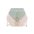 Straw PU Leather Handbag Women