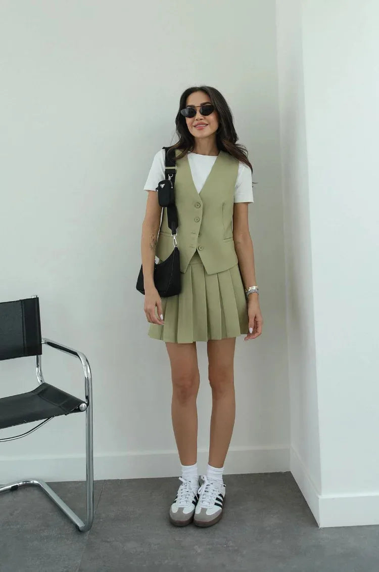 Two Piece Set Women Skirts Sets