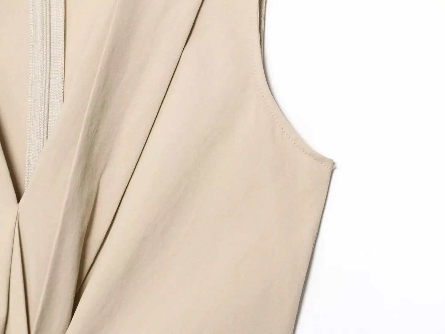 Women’s Casual Waist-revealing Open Design Knotted Midi V-neck Sleeveless Dress