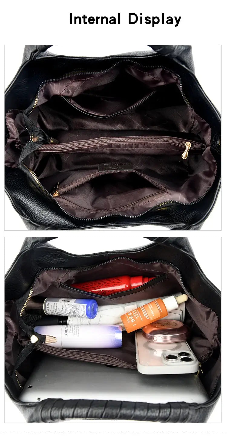 High Quality Soft Leather Women’s Handbag Tote Bag