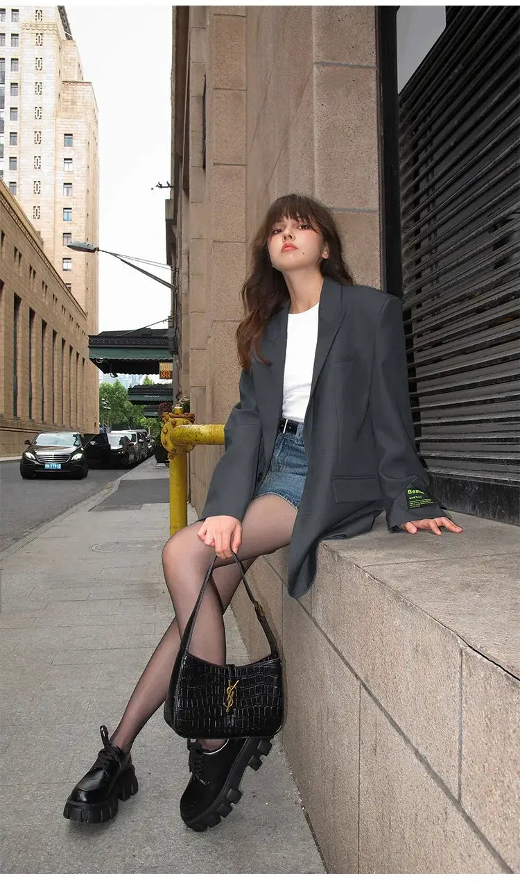 Women’s Loose Retro Small Suit