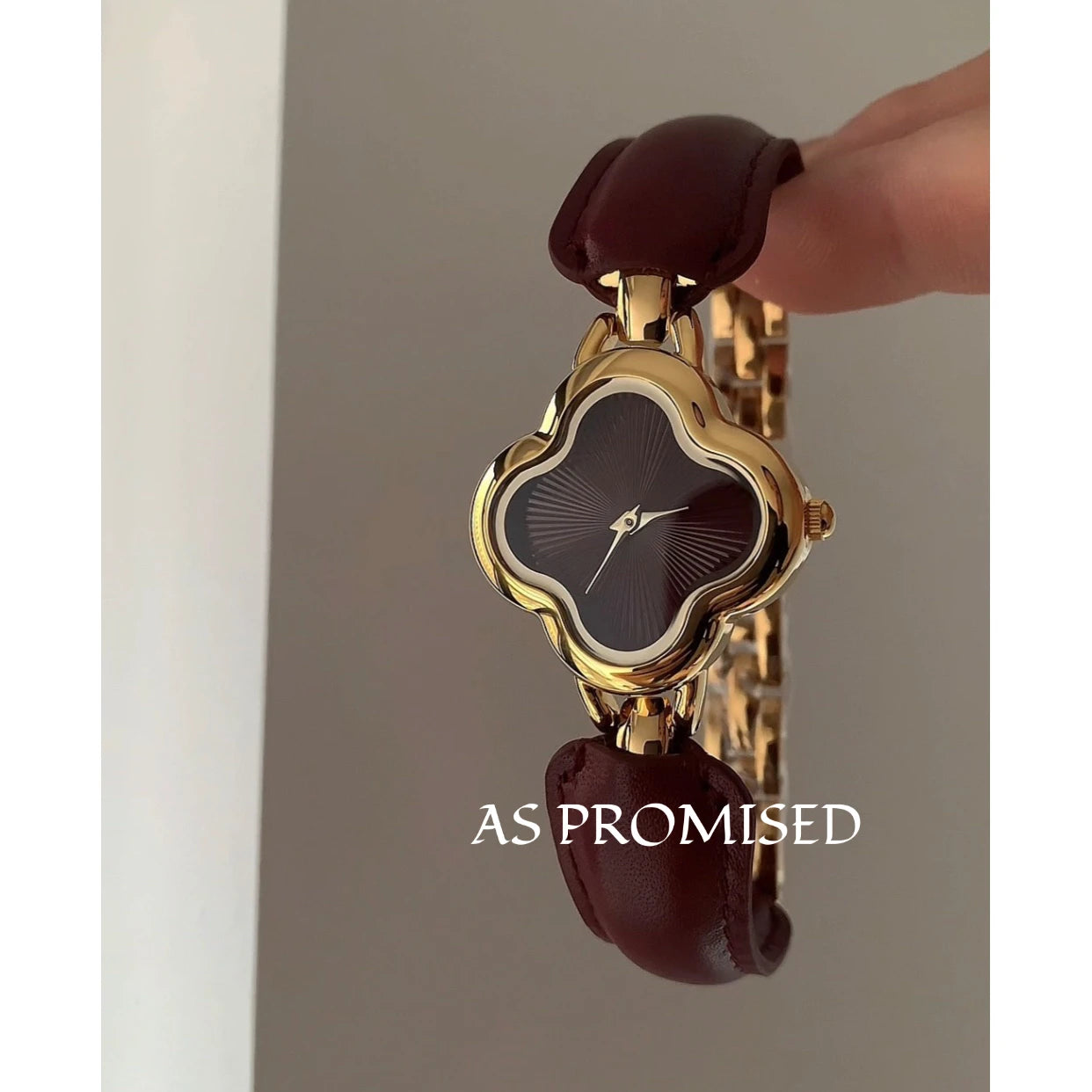 Belt Women’s Watch Flower Dial