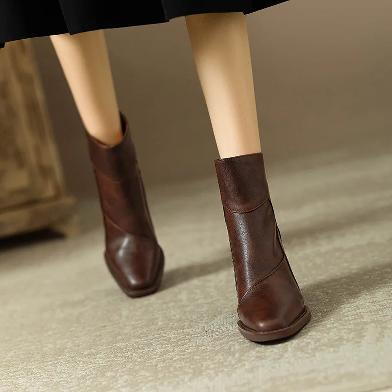 Woman Chunky Ankle Boots Women