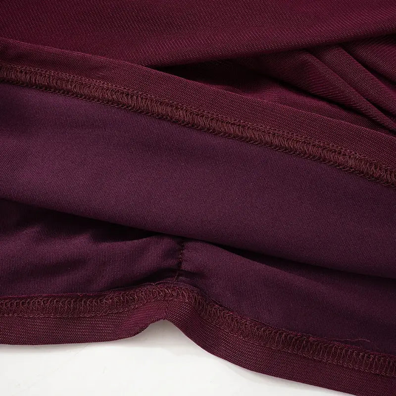 Chic Design Cross Neck Crop Top