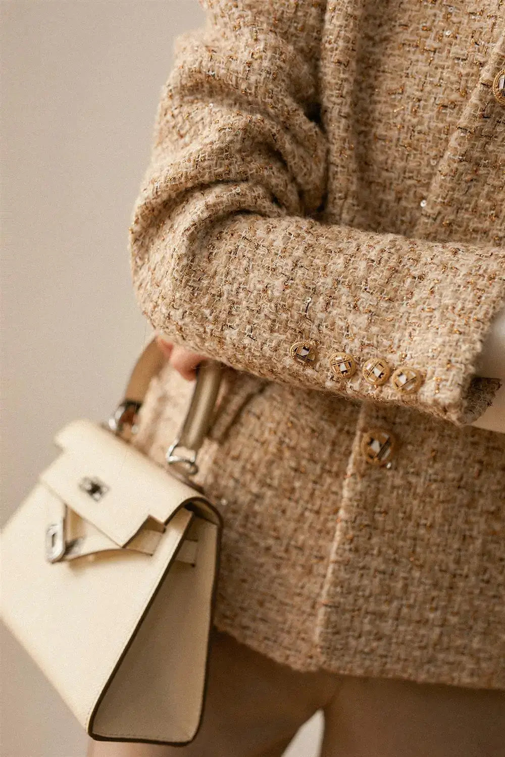 Women’s Slim Short Suit Single Breasted Round Neck Blazers