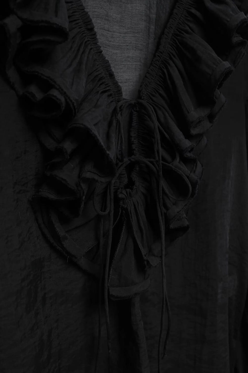 Elegant Women’s Tierred Ruffles Blouses V-Neck Long Sleeve Loose Shirt