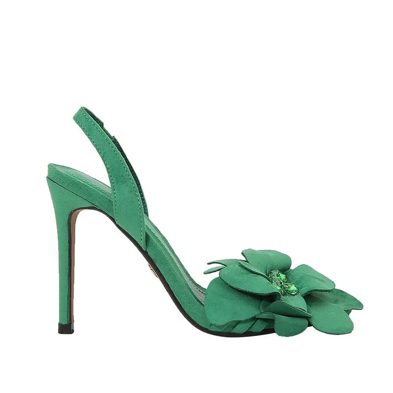 Flower Designer High Heels Women