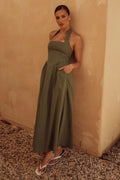 Fashion Halter Neck Long Dresses Women - Norellé