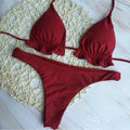 Summer Brazilian Bikini Set Women  Top Thong Bottom 2 - Norellé