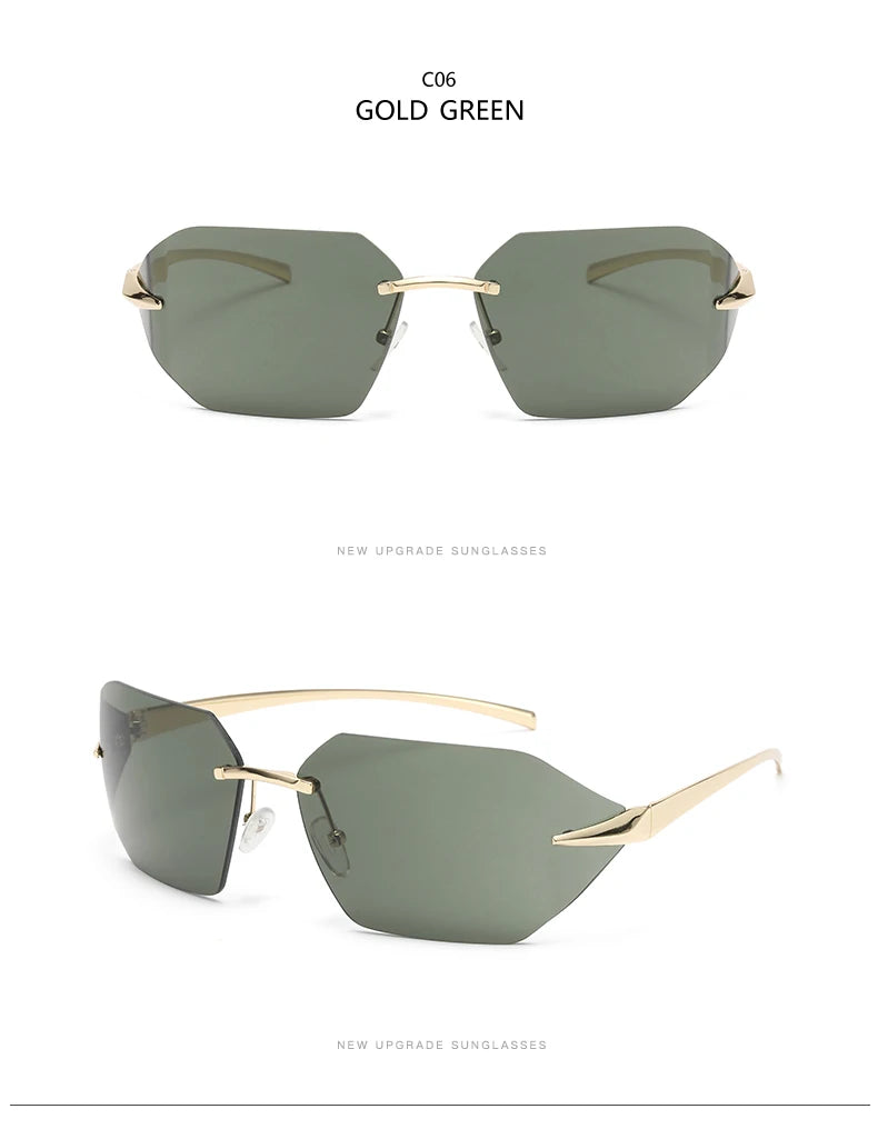 Polygon Square Sunglasses Women