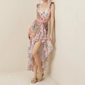 Women's V-Neck Floral Swimsuit - Norellé