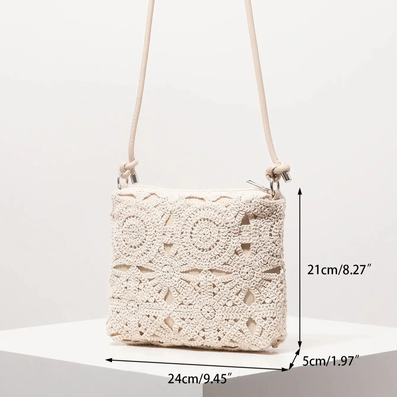 Pattern Hollow Woven Bag Boho Beach Bags