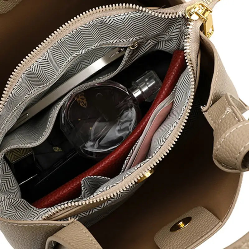 Versatile Bucket Shoulder Bags Women