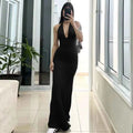 Halter Backless Long Dress For Women