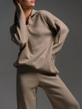 Winter Thick Women Knitted Suits Soft 2 Pieces Sets - Norellé