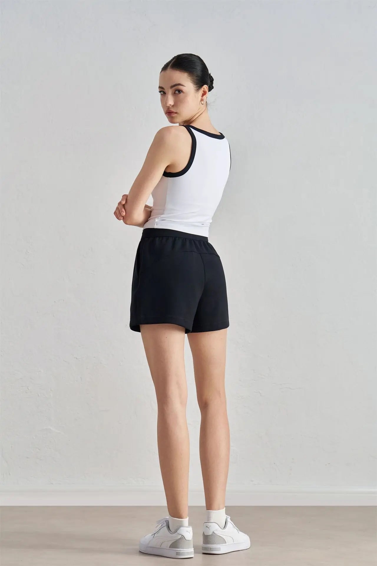 Women High Waist Shorts Outdoor Sport Running