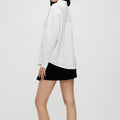 Women's Blouse Knitted Patchwork Striped Blouse Casual Fashion - Norellé
