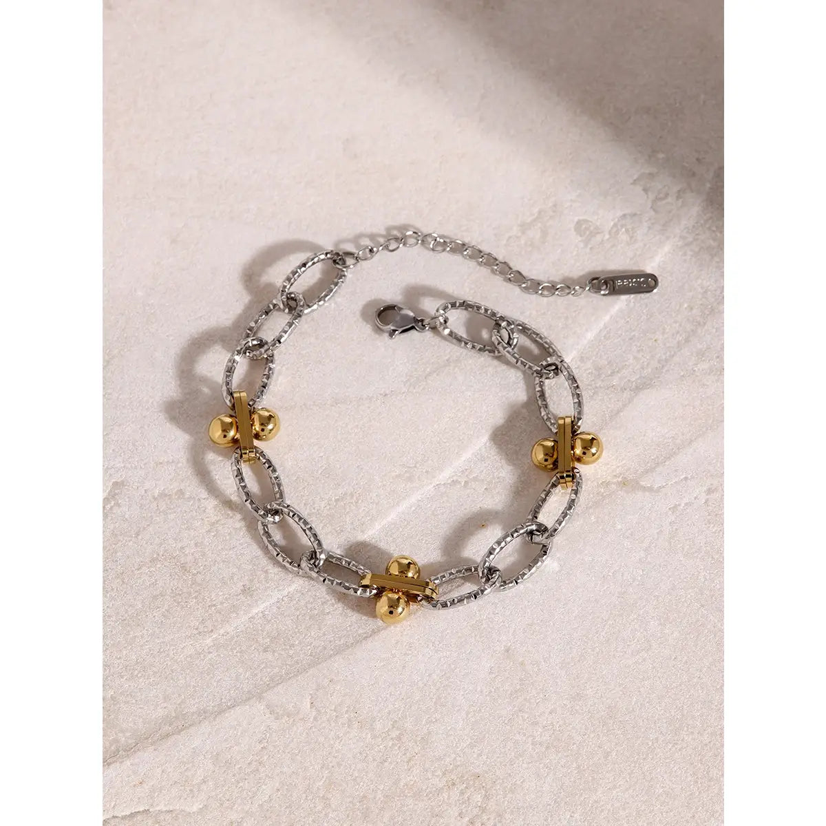 Stainless Steel Chain Bangle Bracelet
