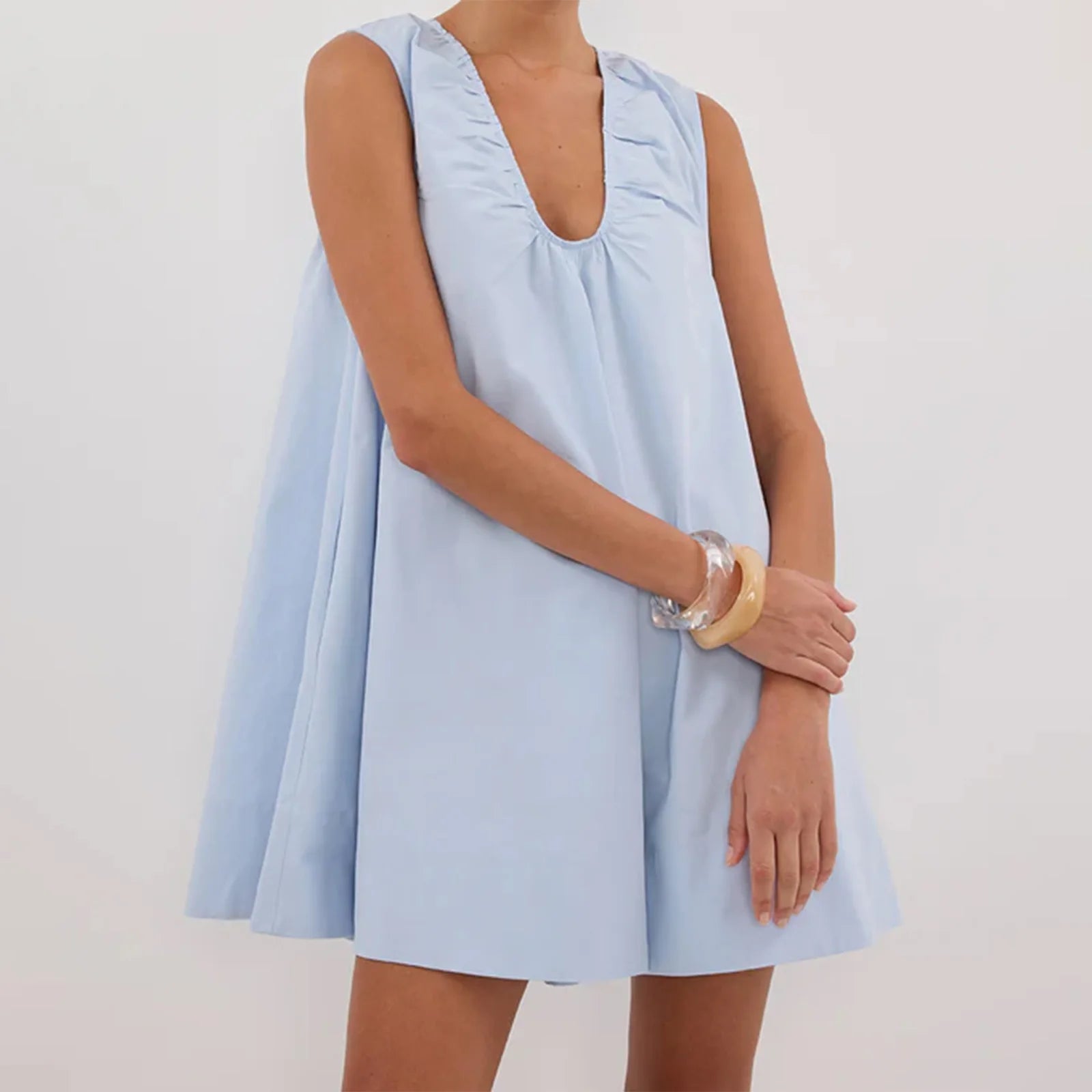 Womens V Neck Tank Dress