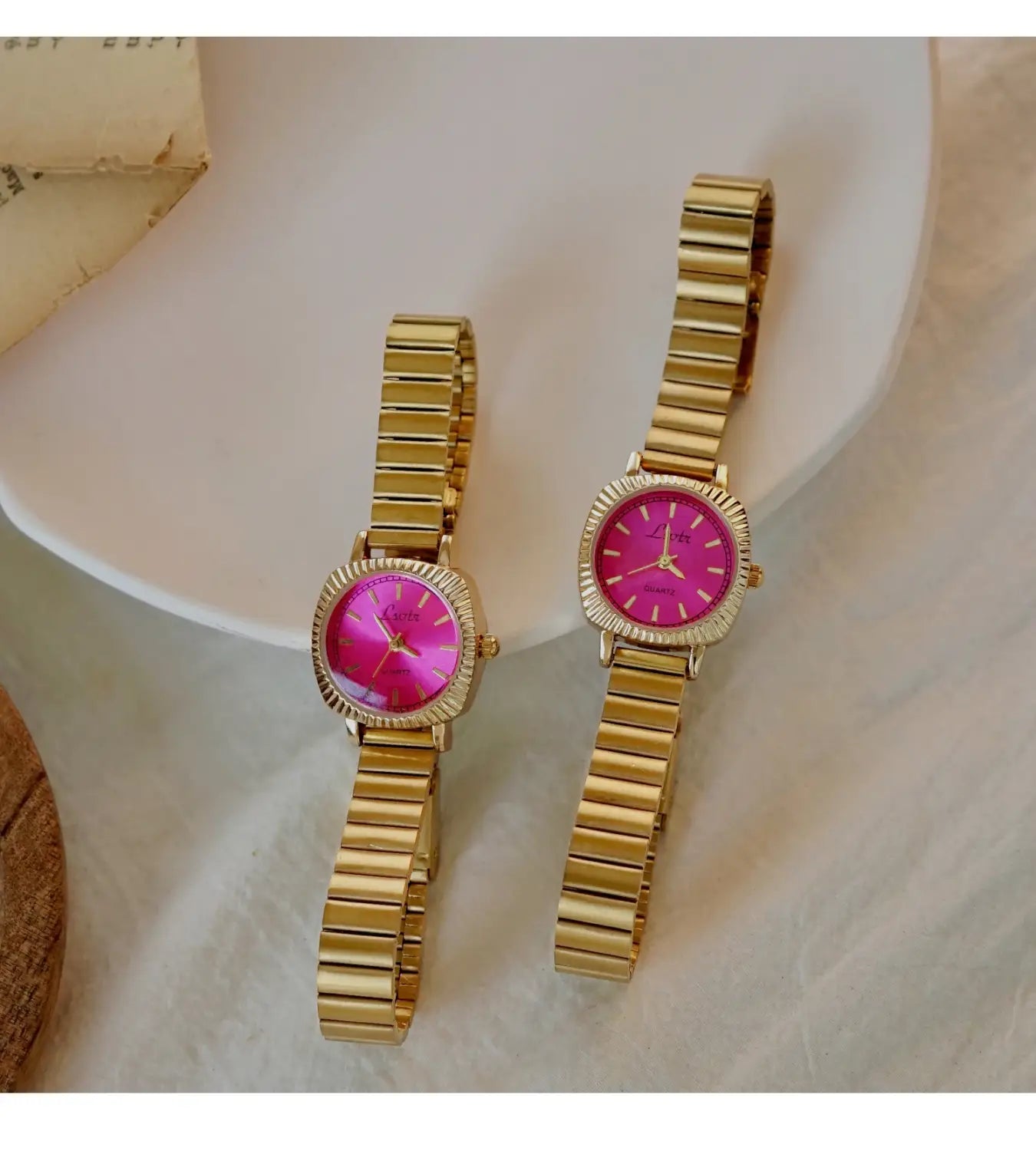 Gold Stainless Steel Women’s Watch