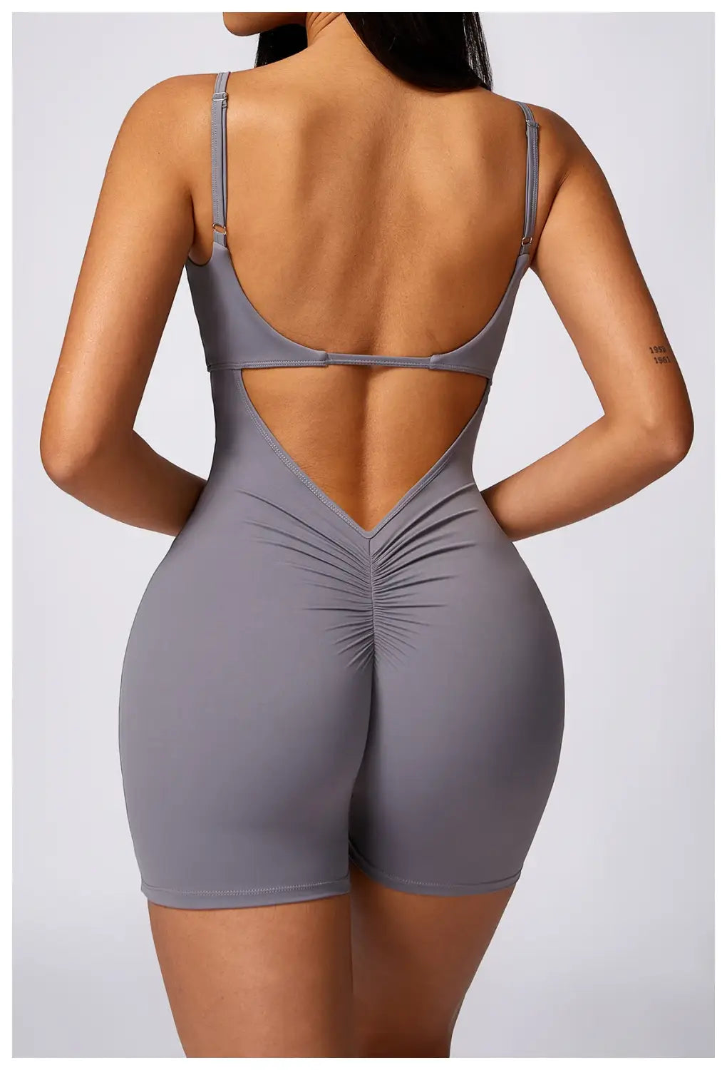 Back V Yoga Set Women Fitness Rompers Sexy One Piece