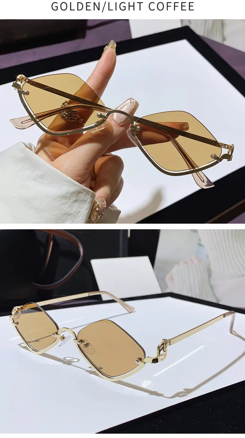 Fashion Small Polygonal Sunglasses Women