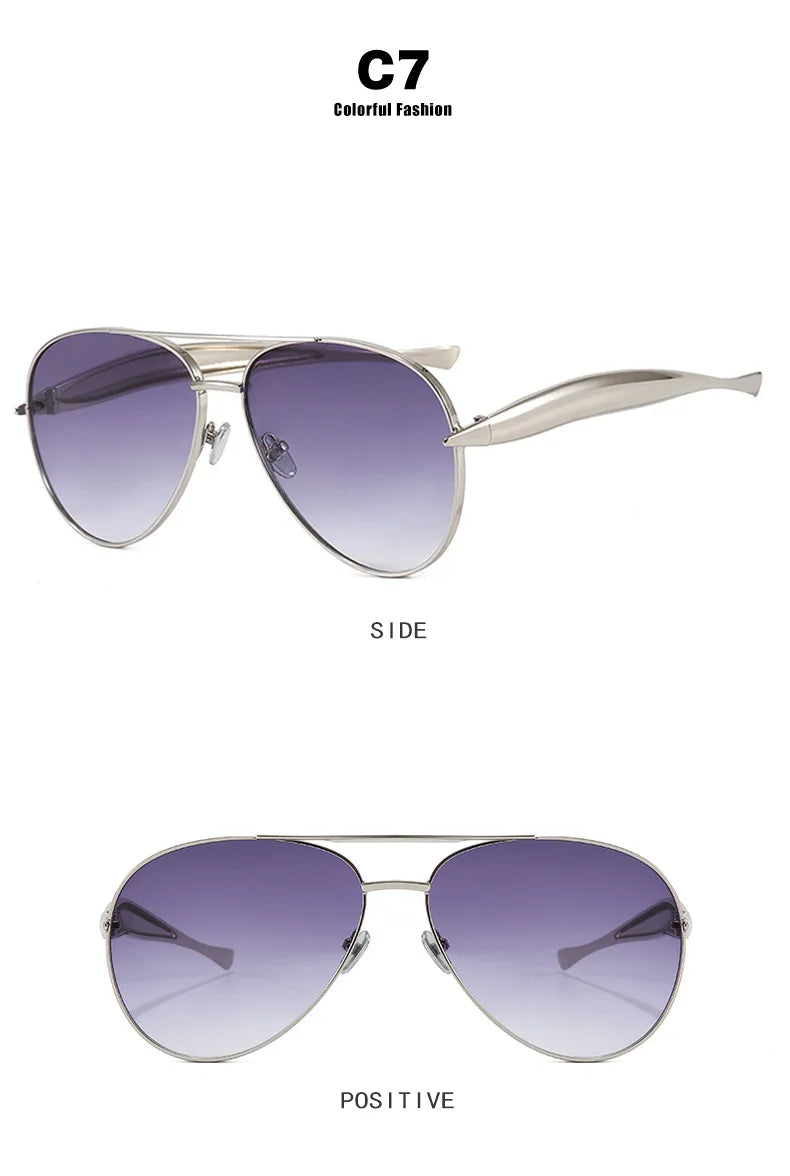 Women’s Oversized Pilot Sunglasses