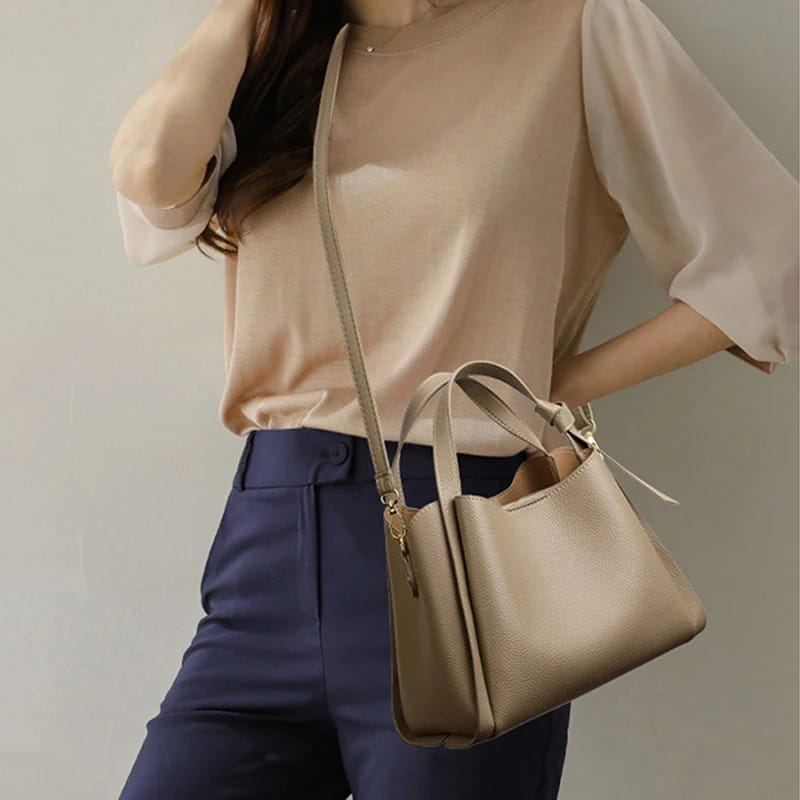 Versatile Bucket Shoulder Bags Women