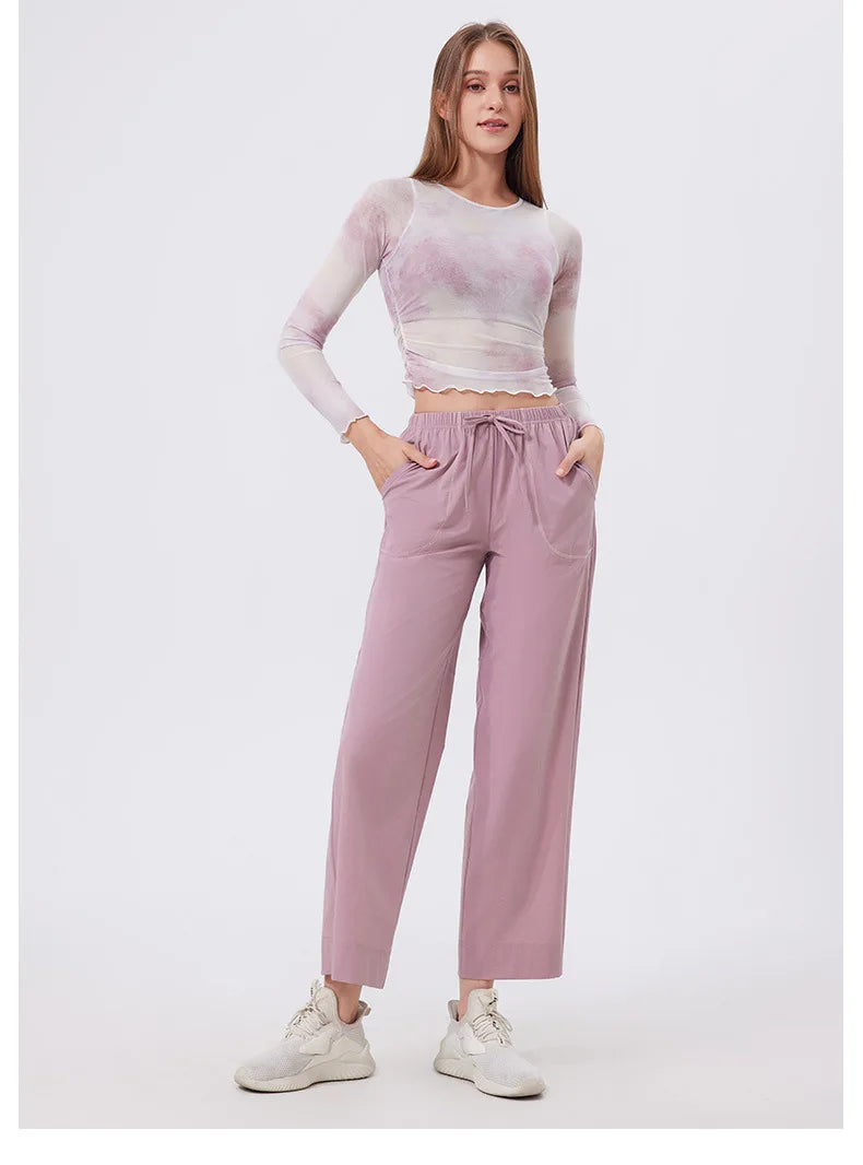 Women Long Sleeve With Chest Pad T-shirt Gym Workout Vest