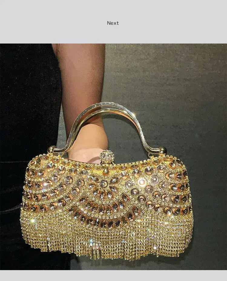 Diamond Evening Clutch Bag