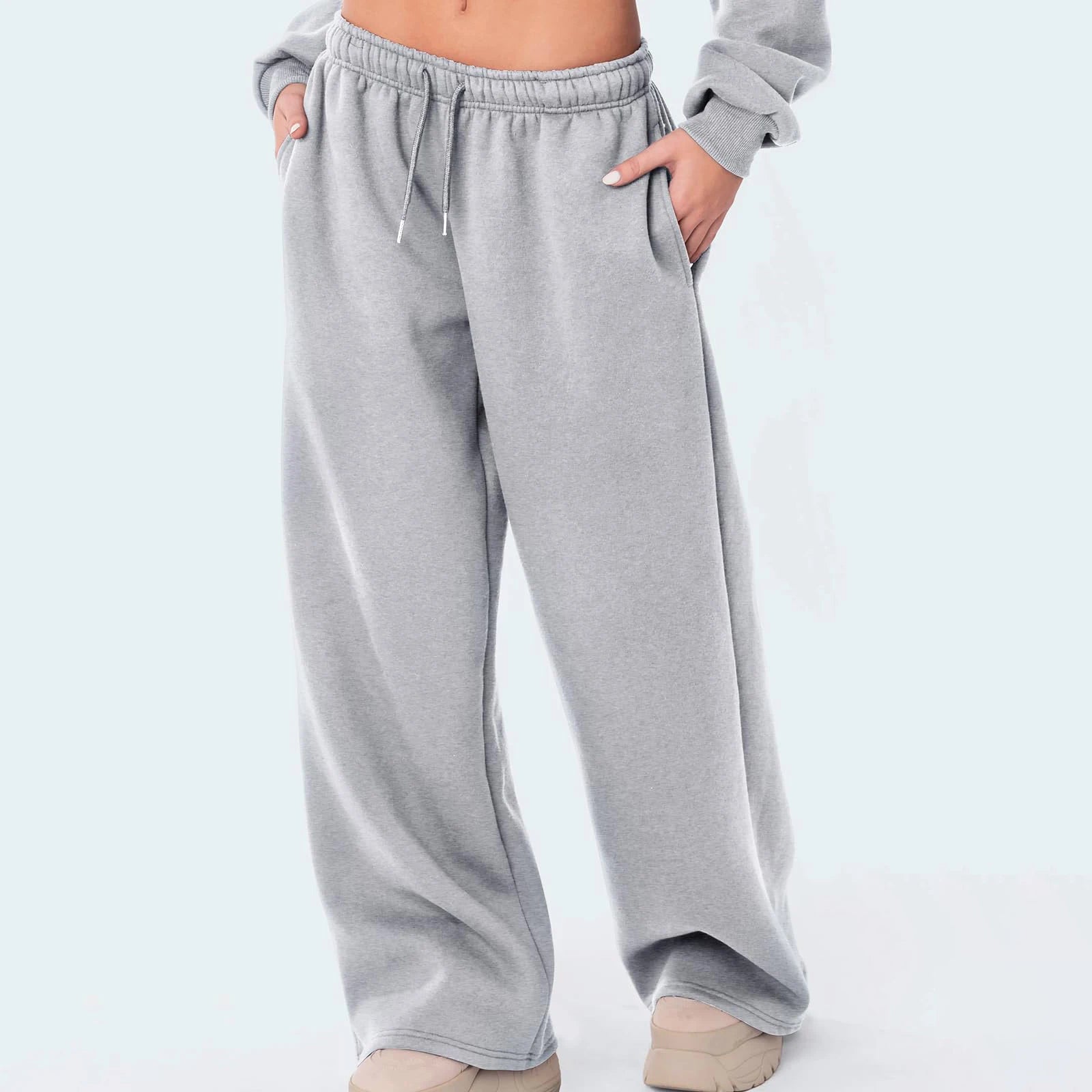 Women's Casual Pants Joggers Sweatpants Solid Color Drawstring - Norellé