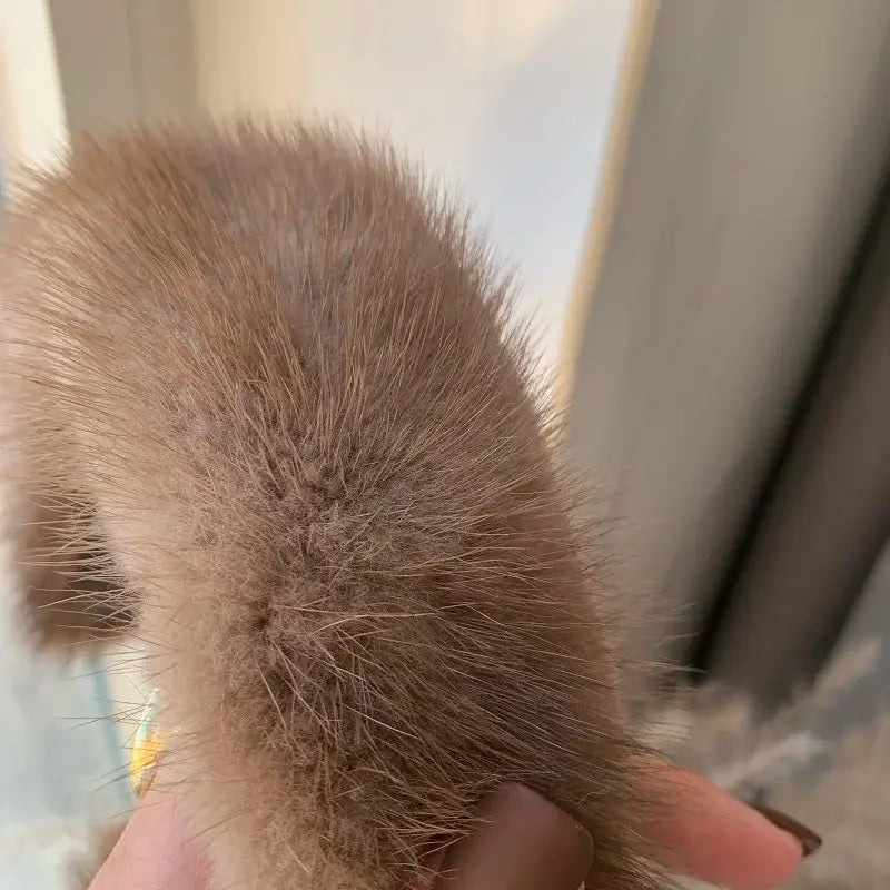 100% Real Mink Fur Headbands