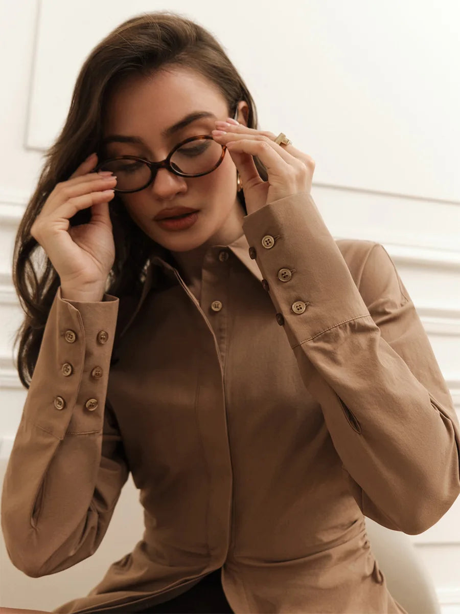 Cotton Slim Fit Shirt Women’s