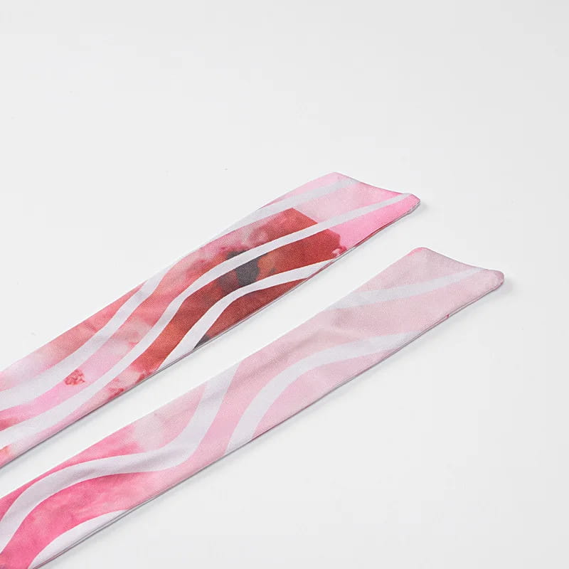 Halter Print Vacation Casual Set