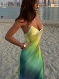 Women's Summer Boho Cami Long Dress - Norellé