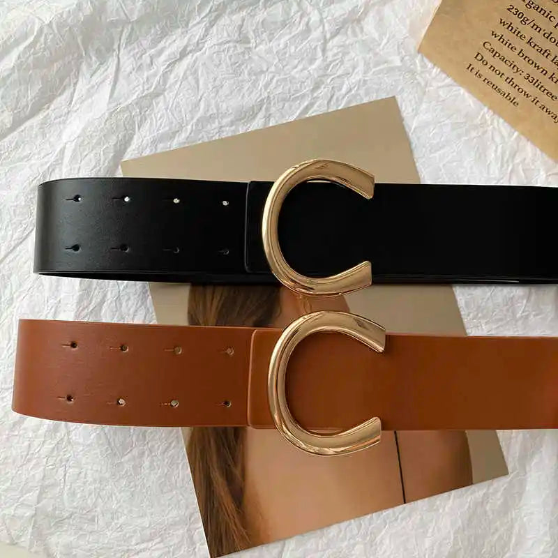 Women’s Wide Version Outer Wearable Waist Belt
