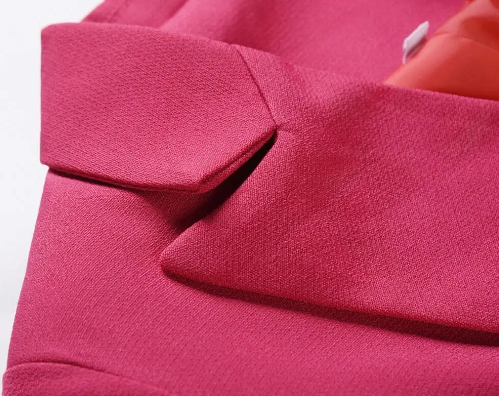 Casual Long Sleeve Turn-down Collar Double Breasted Jacket For Women