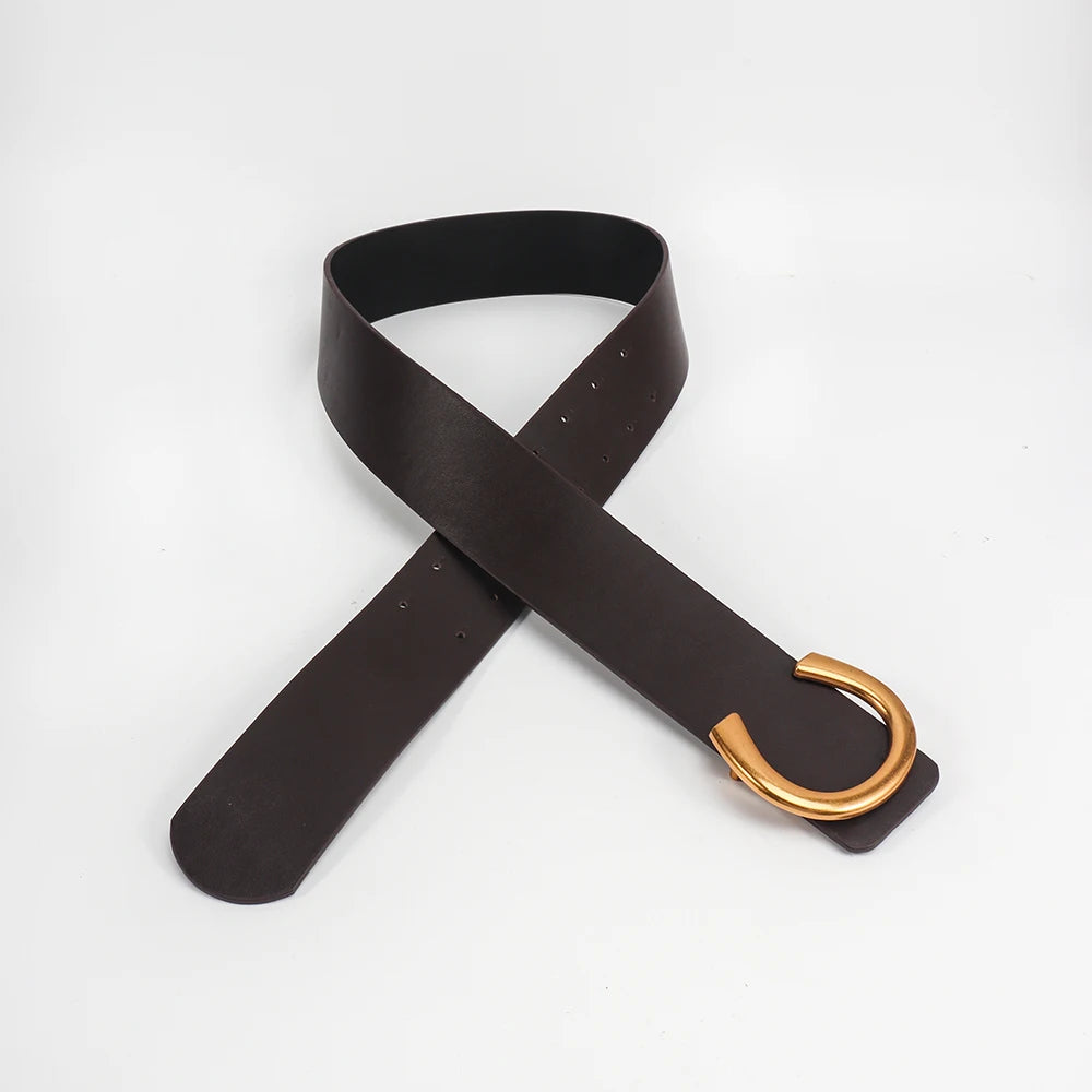 Geometric Horseshoebuckle Belt