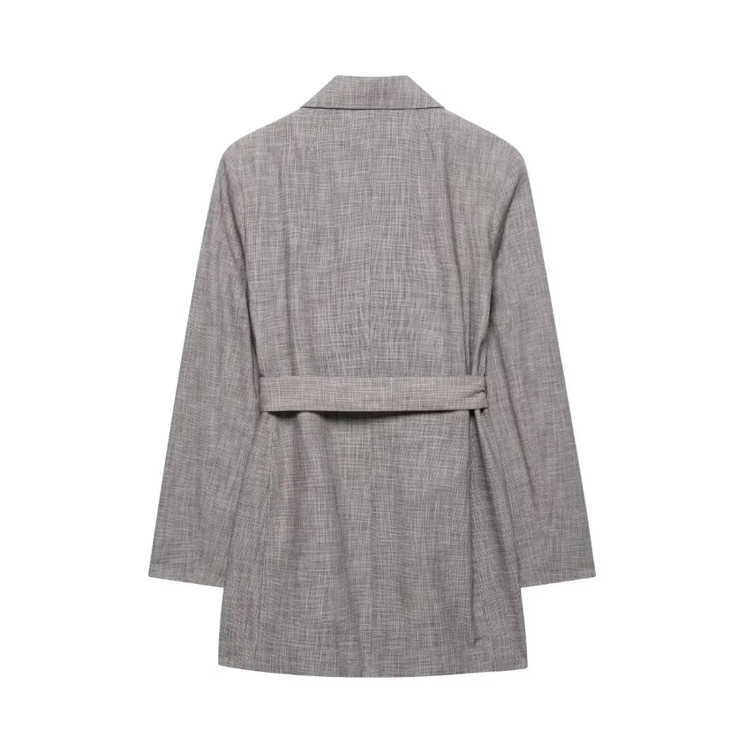 Women’s Lace-up Loose Blazer Shorts Set