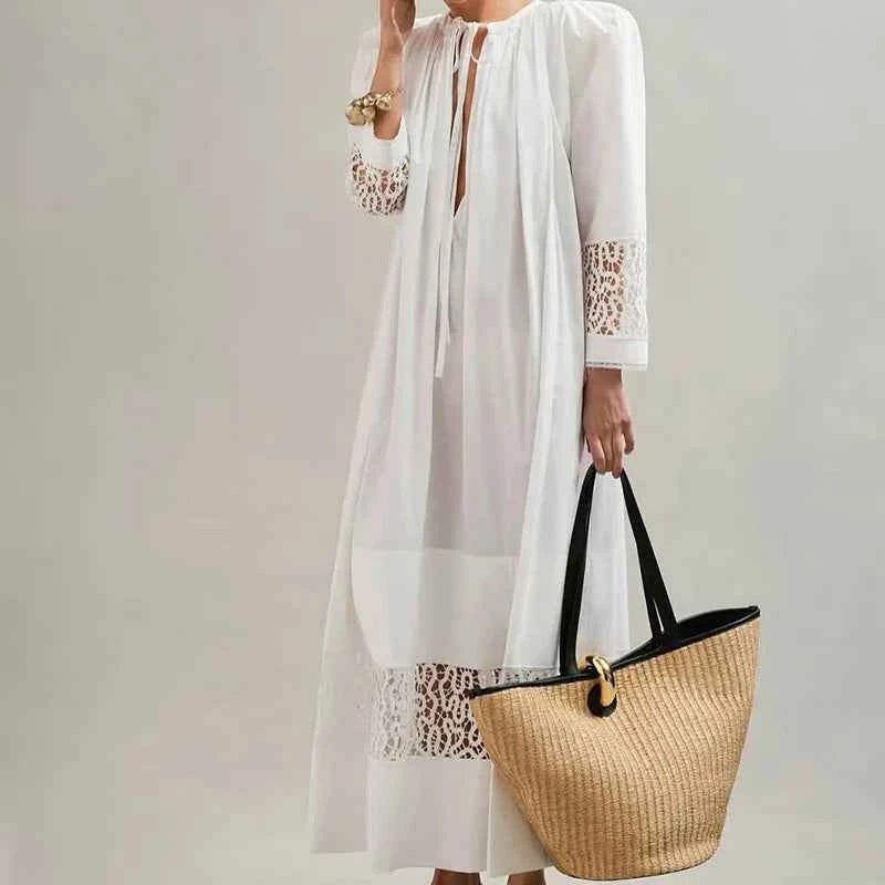 Casual Large Capacity Grass Weaving Golden Buckle Straw Woven Bag