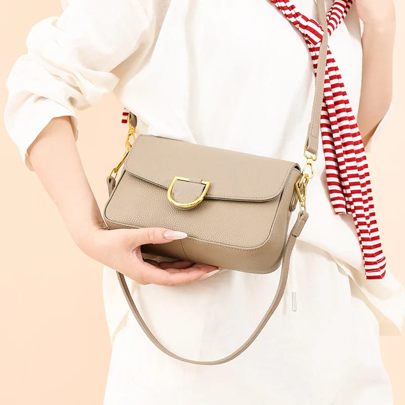 Women Real Cow Leather Handbag Crossbody Bag