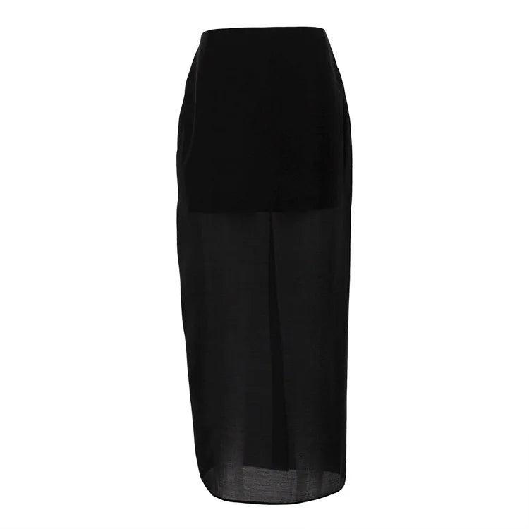 Black Mesh Skirt Women’s