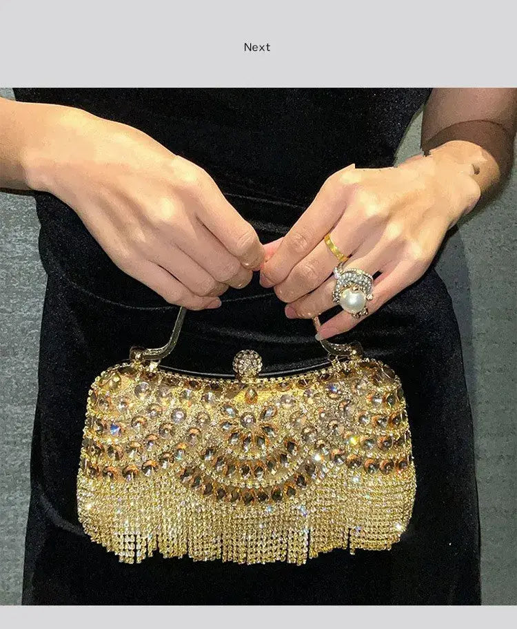 Diamond Evening Clutch Bag