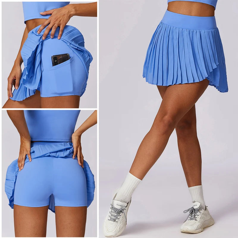Women’s High Waisted Pleated Tennis Skirts