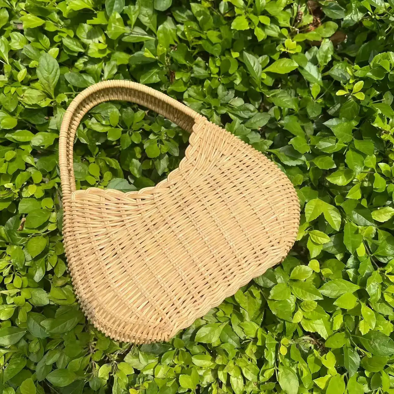 Bohemian Style Handmade Bamboo Woven Handbag