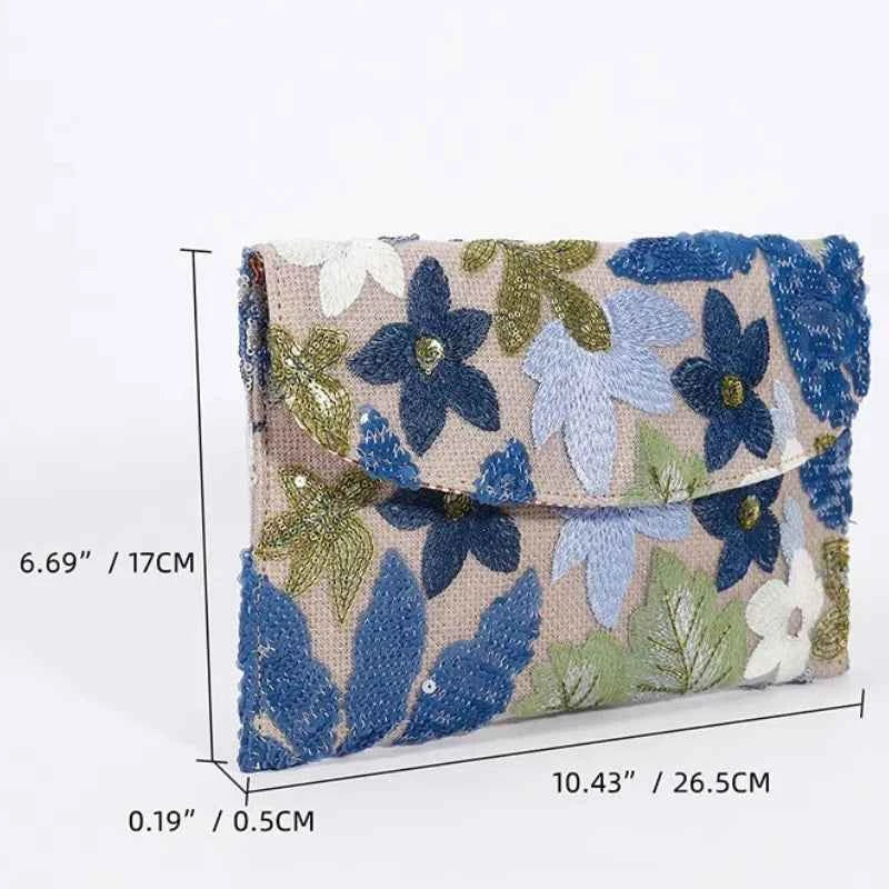 Straw Envelope Bag
