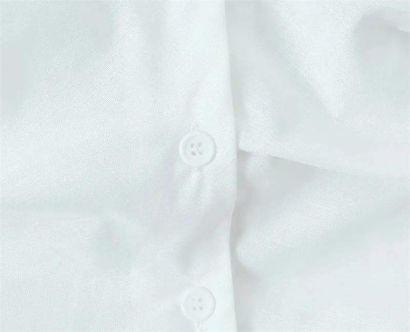 Women Button Up White Sleeveless Maxi Dress