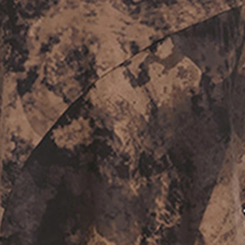 Women’s Midi Skirt Low Waist High Split Vintage